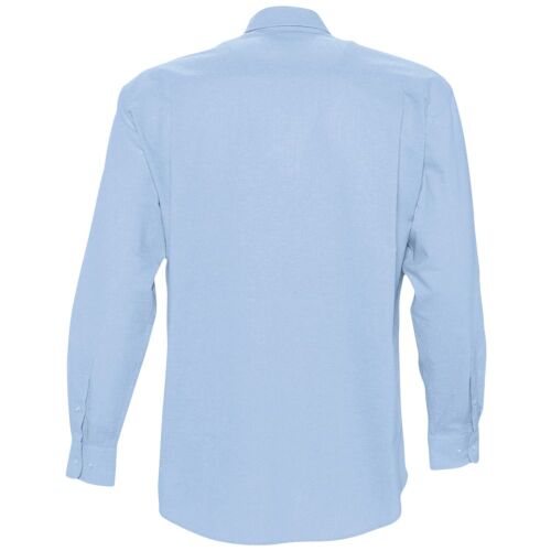 Рубашка мужская с длинным рукавом Boston голубая, размер Xxxl 2