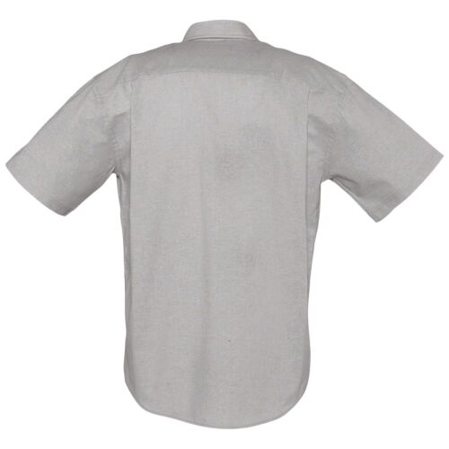 Рубашка мужская с коротким рукавом Brisbane серая, размер Xxxl 2