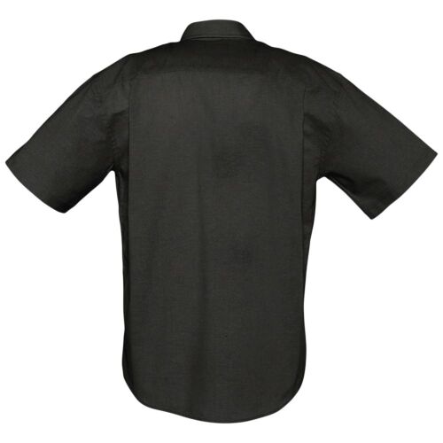 Рубашка мужская с коротким рукавом Brisbane черная, размер S 2