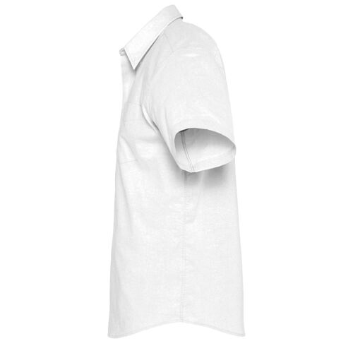 Рубашка мужская с коротким рукавом Brisbane белая, размер S 3