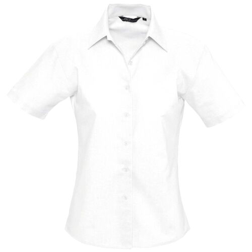 Рубашка женская с коротким рукавом Elite белая, размер M 1