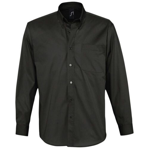 Рубашка мужская с длинным рукавом Bel Air черная, размер XXL 1