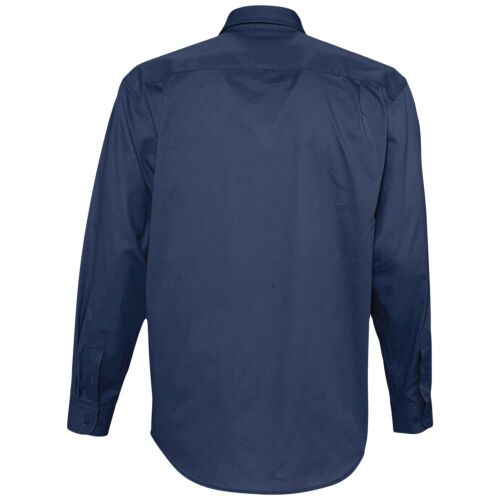 Рубашка мужская с длинным рукавом Bel Air темно-синяя (кобальт), 2