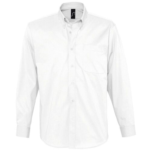 Рубашка мужская с длинным рукавом Bel Air белая, размер M 1