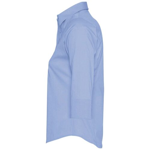 Рубашка женская с рукавом 3/4 Effect 140 голубая, размер S 3
