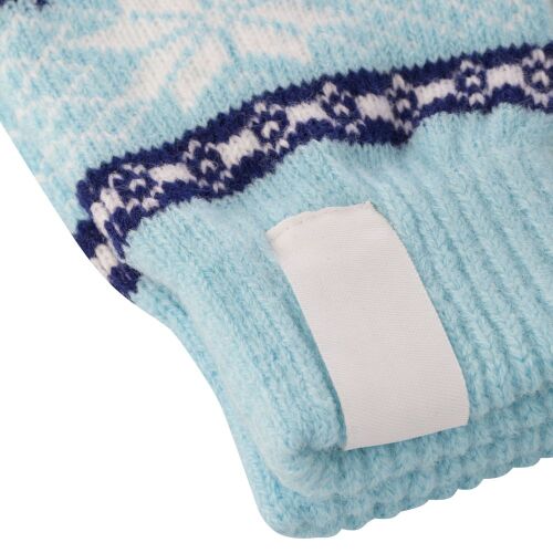 Сенсорные перчатки Snowflake, голубые 3