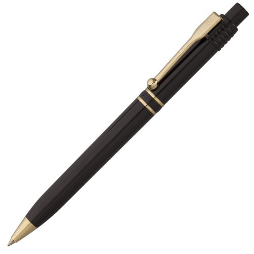 Ручка шариковая Raja Gold, черная 1