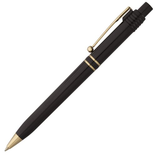 Ручка шариковая Raja Gold, черная 2
