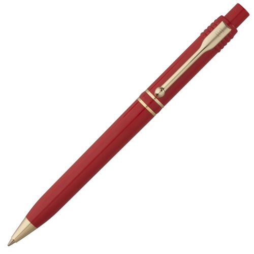 Ручка шариковая Raja Gold, красная 3