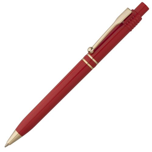 Ручка шариковая Raja Gold, красная 1