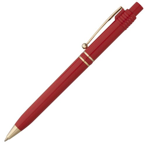 Ручка шариковая Raja Gold, красная 2