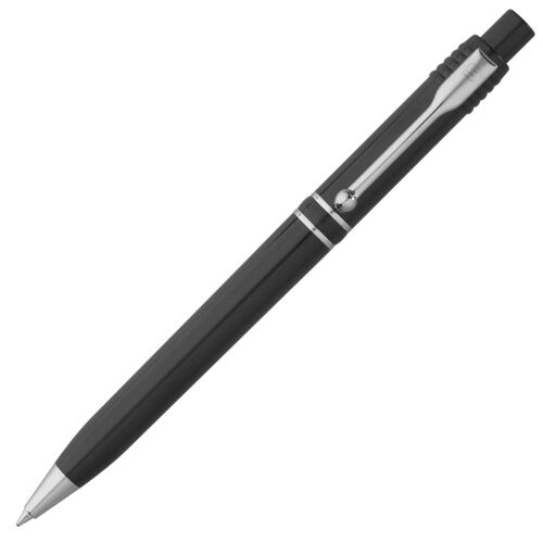 Ручка шариковая Raja Chrome, черная 3