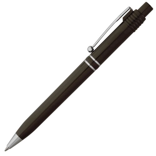 Ручка шариковая Raja Chrome, черная 2