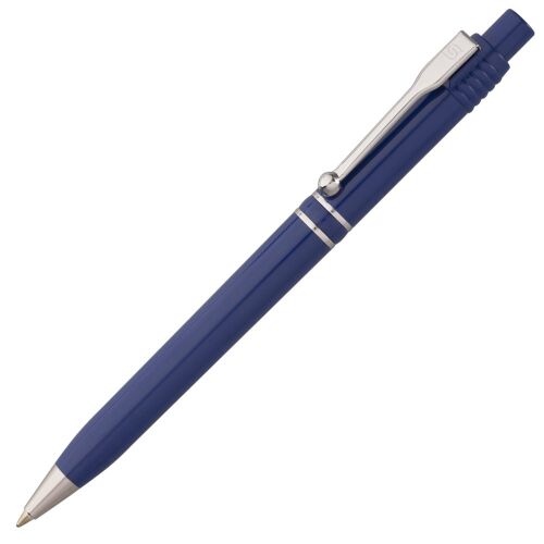 Ручка шариковая Raja Chrome, синяя 1