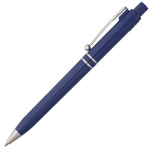 Ручка шариковая Raja Chrome, синяя 2