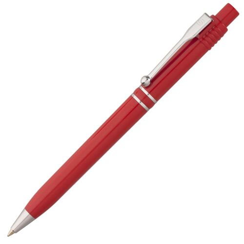 Ручка шариковая Raja Chrome, красная 1