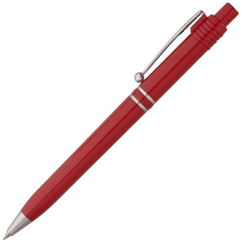 Ручка шариковая Raja Chrome, красная 2