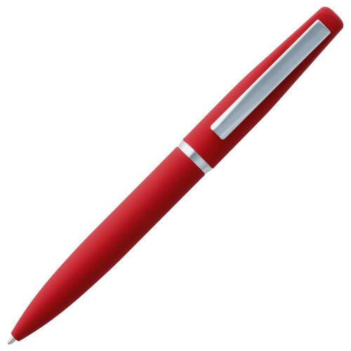 Ручка шариковая Bolt Soft Touch, красная 3