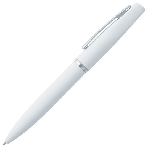 Ручка шариковая Bolt Soft Touch, белая 2