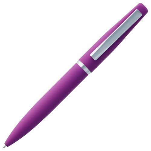Ручка шариковая Bolt Soft Touch, фиолетовая 3