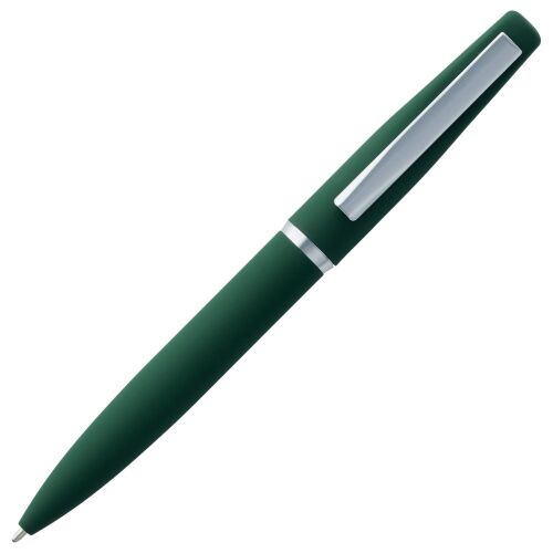 Ручка шариковая Bolt Soft Touch, зеленая 3
