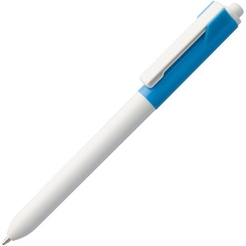 Ручка шариковая Hint Special, белая с голубым 1