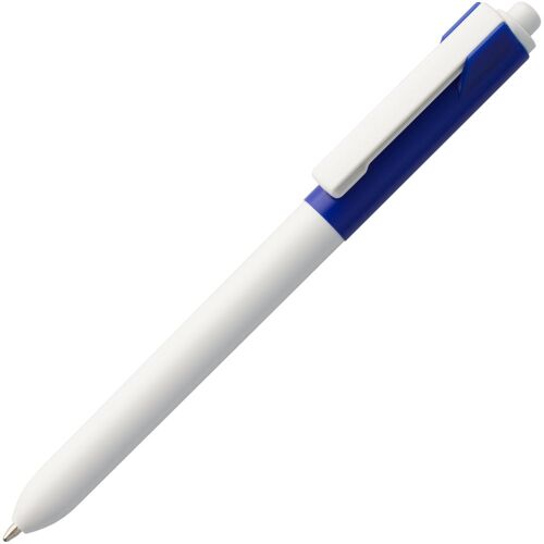 Ручка шариковая Hint Special, белая с синим 1