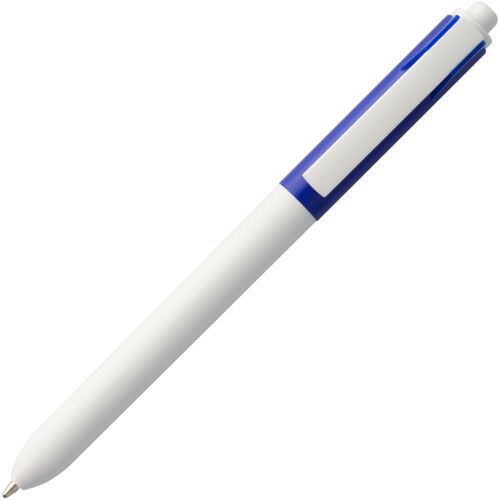 Ручка шариковая Hint Special, белая с синим 3