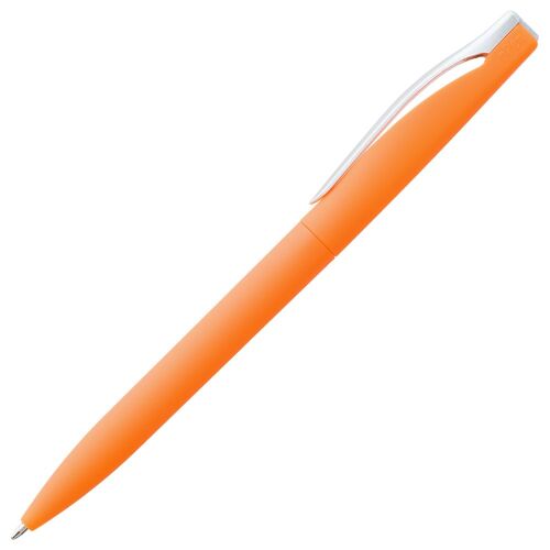 Ручка шариковая Pin Soft Touch, оранжевая 5