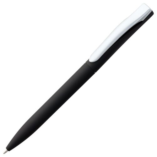 Ручка шариковая Pin Soft Touch, черная 1