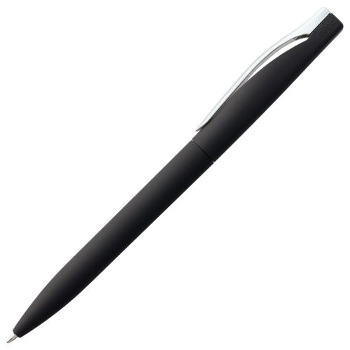 Ручка шариковая Pin Soft Touch, черная 5