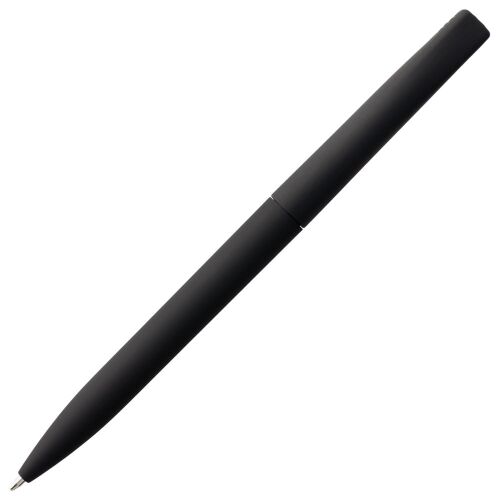 Ручка шариковая Pin Soft Touch, черная 4