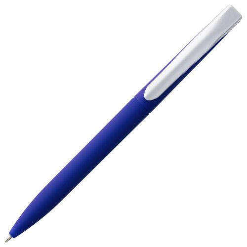 Ручка шариковая Pin Soft Touch, синяя 2