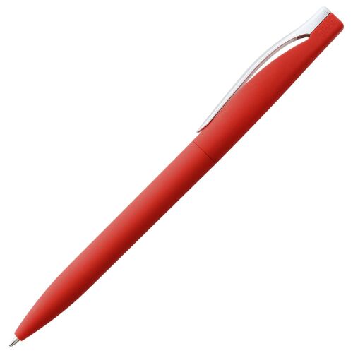 Ручка шариковая Pin Soft Touch, красная 5