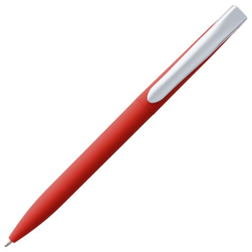 Ручка шариковая Pin Soft Touch, красная 2
