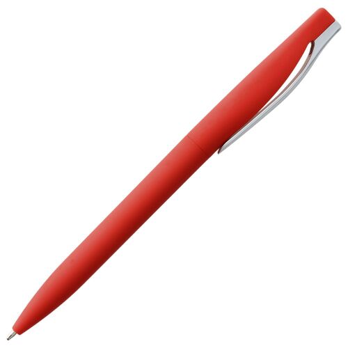 Ручка шариковая Pin Soft Touch, красная 3