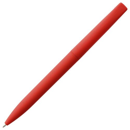 Ручка шариковая Pin Soft Touch, красная 4