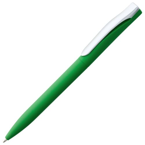 Ручка шариковая Pin Soft Touch, зеленая 1