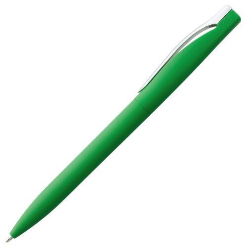 Ручка шариковая Pin Soft Touch, зеленая 5