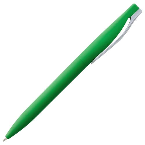 Ручка шариковая Pin Soft Touch, зеленая 3