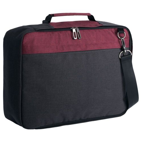 Рюкзак для ноутбука 2 в 1 twoFold, серый с бордовым 11