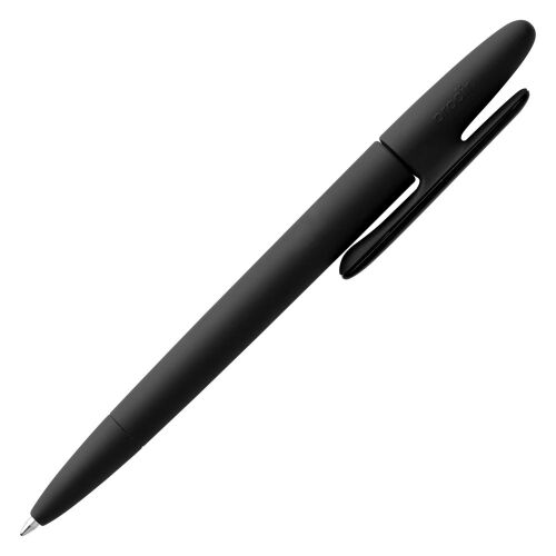 Ручка шариковая Prodir DS5 TRR-P Soft Touch, черная 3