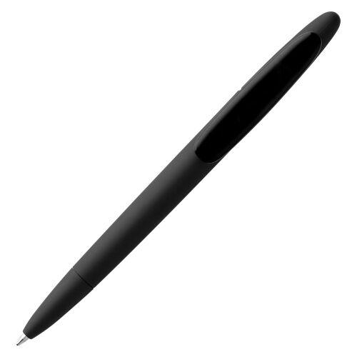 Ручка шариковая Prodir DS5 TRR-P Soft Touch, черная 4