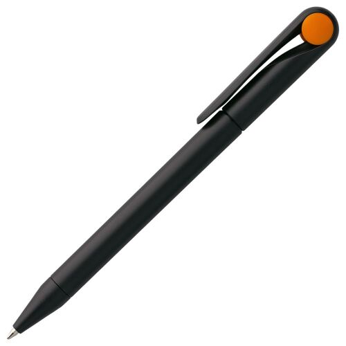 Ручка шариковая Prodir DS1 TMM Dot, черная с оранжевым 2