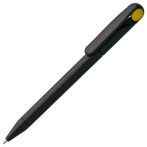 Ручка шариковая Prodir DS1 TMM Dot, черная с желтым 1
