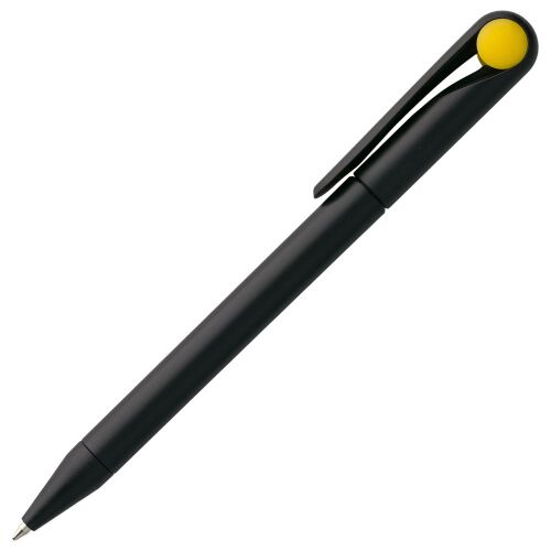 Ручка шариковая Prodir DS1 TMM Dot, черная с желтым 2