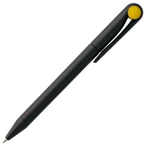 Ручка шариковая Prodir DS1 TMM Dot, черная с желтым 3