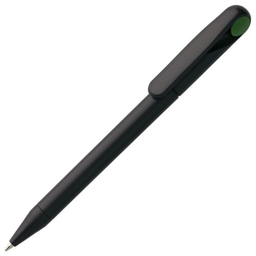 Ручка шариковая Prodir DS1 TMM Dot, черная с зеленым 1