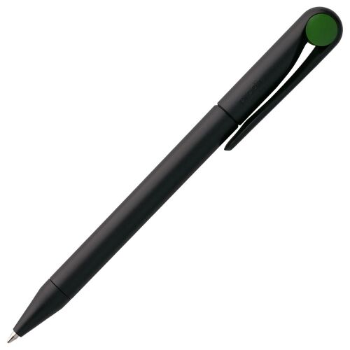 Ручка шариковая Prodir DS1 TMM Dot, черная с зеленым 3