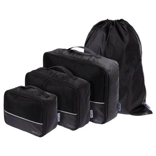 Дорожный набор сумок noJumble 4 в 1, черный 8
